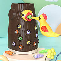 Магнітна розвиваюча іграшка для малюків Злови гусеницю Жовтий Хіт продажу!