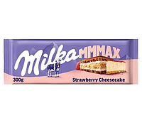 Молочный шоколад Milka Strawberry Cheesecake 300 г