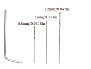 USB міні дрель 0,8-1,2мм + 3 свердла, фото 3
