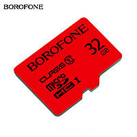 Карта памяти Borofone 32GB Class 10 Original, Флешка для телефона, Карта микро сд GCC