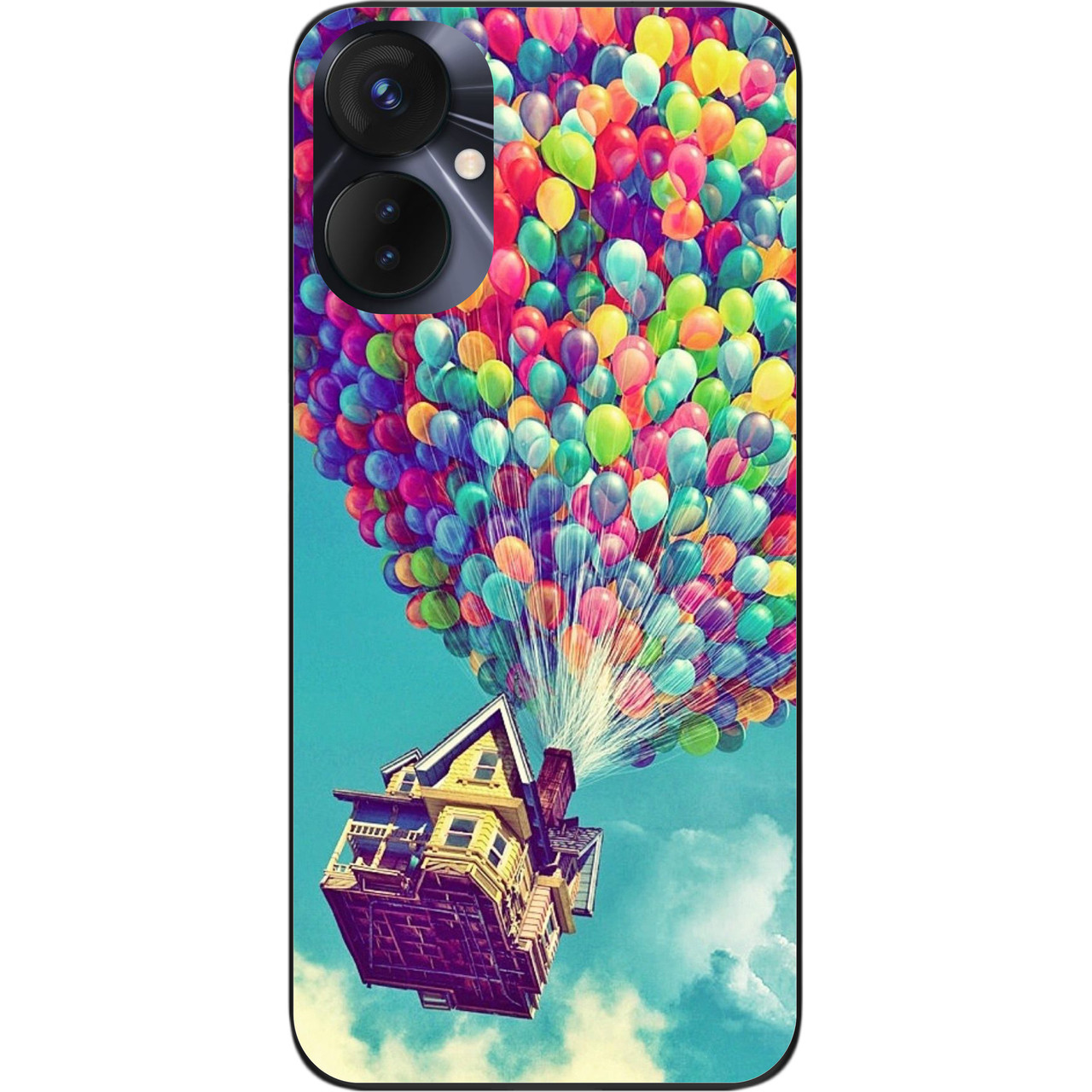Силіконовий чохол Case для Tecno Spark 9 Pro (KH7n) з картинкою Дім