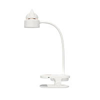Настольная led лампа прищепка REMAX Petit 1200mAh| White, Светодиодная лампа настольная GCC