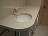 Стільниця у ванну з нижнім кріпленням раковини, фото 4
