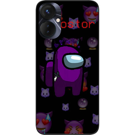 Силіконовий чохол Case для Tecno Spark 9 Pro (KH7n) з картинкою Among Us Impostor, фото 1