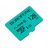 Карта памяти Borofone 128GB Class 10 Original, Флешка для телефона, Карта микро сд GCC