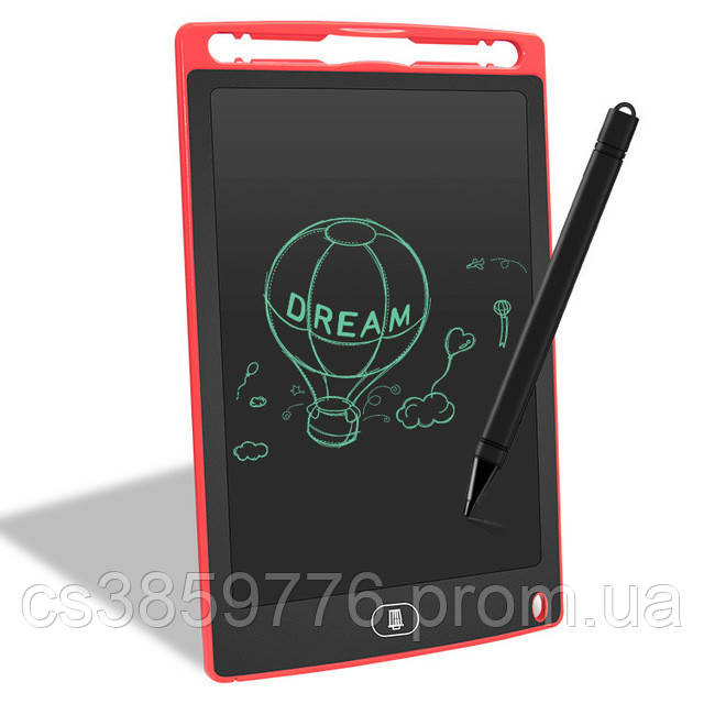 Детский планшет для рисования Writing Tablet LCD 8.5 Red, Планшет для рисования ребенку GCC - фото 1 - id-p1988537010