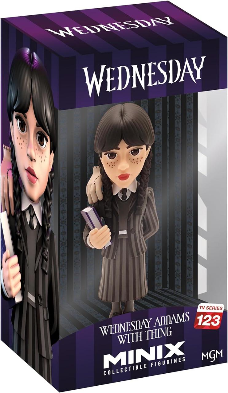 Фігурка Wednesday Addams Bandai Minix Сімейка Аддамс Уенсдей Аддамс