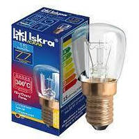 Лампа ИСКРА 15W E14 CL 300*C (жаростойкая) ( 10шт. в уп.)