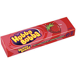 Hubba Bubba Strawberry Полунична жуйка 5шт