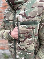 Универсальная военная мужская жилетка мультикам рипстоп на флисе