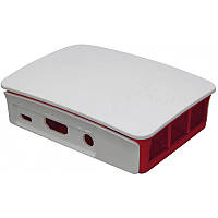 Корпус к Raspberry Pi 3 бело-красный нов