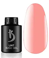 База для ногтей Kodi Lint base gel Peach персиковый с армирующими волокнами, 35мл