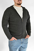 Светр чоловічий з коміром на блискавці демісезонний Кофта в'язана Wandeng (Угорщина) L — 3XL, фото 2