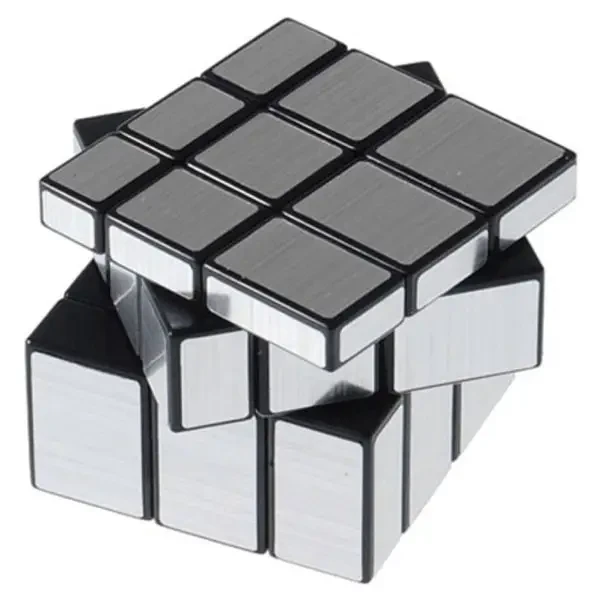 Дзеркальний кубик рубіка 3х3 silver YJ Mirror Cube
