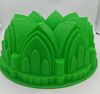 Большая силиконовая форма для кексы с дыркой Замок