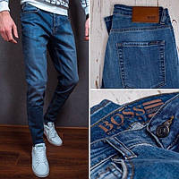 ЧОЛОВІЧІ ДЖИНСИ HUGO BOSS BLUE BLUE сині джинси чоловічі хьюго бос джинсові штани Toyvoo