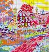 Набір для вишивання за нанесеною на канву схемою "A Country cabin 8". AIDA 14CT printed, 44*30 см, фото 5
