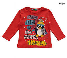 Кофта "Пінгвін" для дівчинки. 74 см