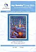 Набір для вишивання за нанесеною на канву схемою "Winter night scenes (2)".AIDA 14CT printed,21*30см, фото 3