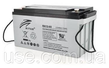 AGM акумулятор 12V, 65 AH, аг, для ДБЖ, безперебійника, інвертора, систем безперебійного живлення