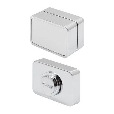 WC-фіксатор MAXIMAL 000696 CR - хром/біле скло BRASS 49558 M&T Чехія