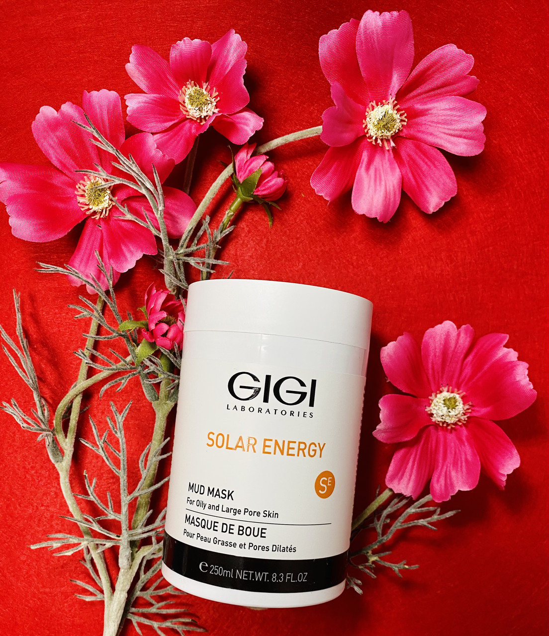 GiGi Solar Energy Mud Mask. Джи джі маска солар з мінералами, надихтіолом і евкаліптом.Розлив 50g