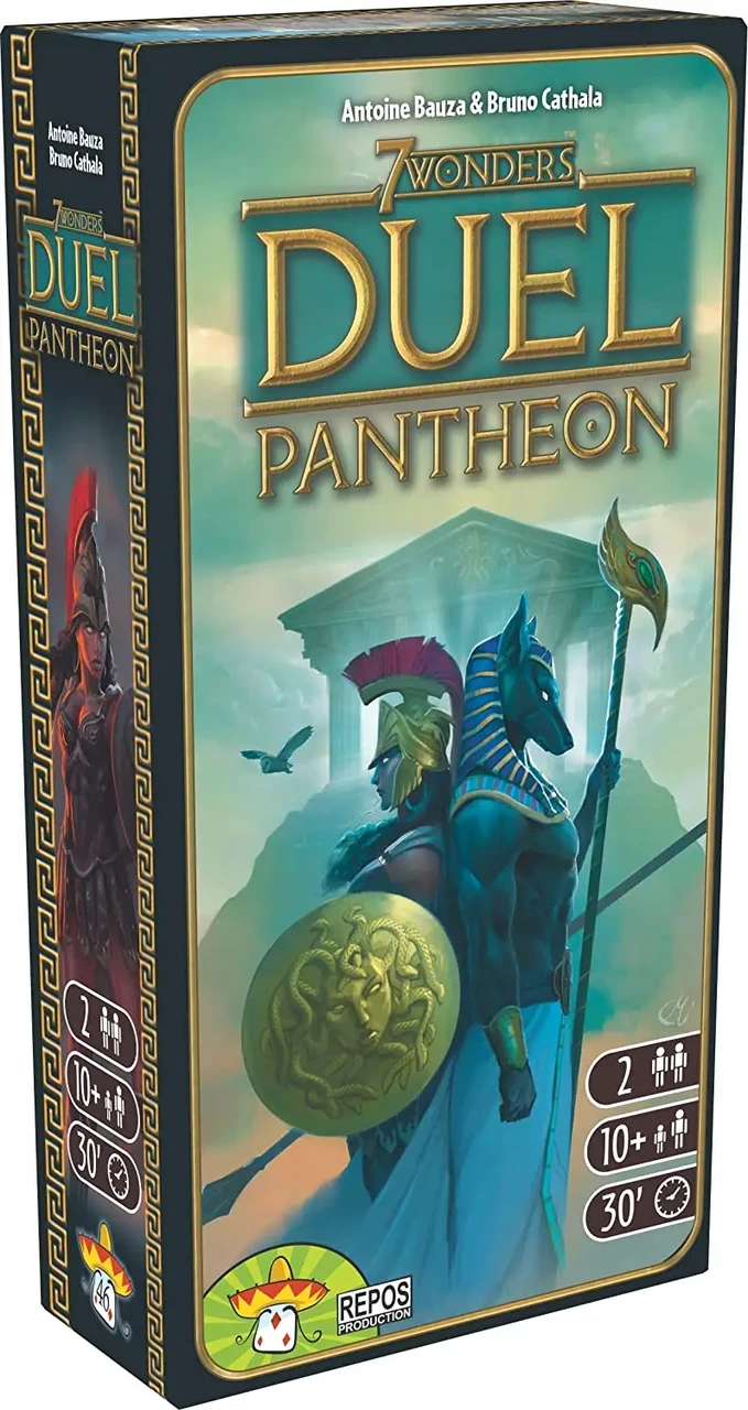 Настільна гра 7 Wonders Duel: Pantheon (7 Чудес Дуель: Пантеон)(дополнение)
