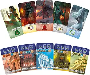 Настільна гра 7 Wonders Duel: Pantheon (7 Чудес Дуель: Пантеон)(дополнение), фото 3