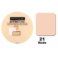 Пудра для лица Maybelline New York Affinitone Powder 21 - Nude