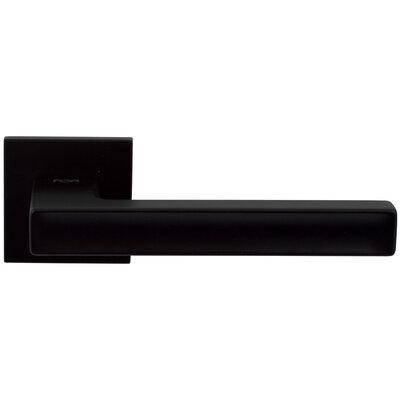 Дверні ручки FIORD Q R78-6mm BLACK - чорний ZAMAK 59865 RDA Китай, фото 1