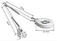 Лампа-лупа LED (настільна) AF-843, фото 2