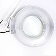 Лампа-лупа настільна LED SP 34 зі струбциною, 3-5 діоптрій, d=23 см, (Біла), фото 2