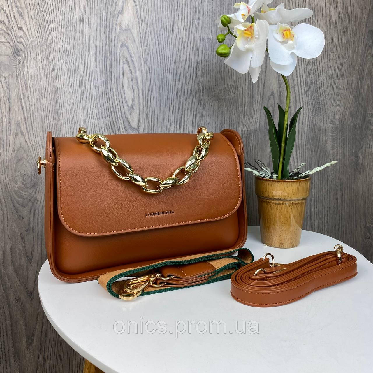 Женская мини сумка клатч с цепочкой, качественная сумочка на плечо хорошее качество - фото 10 - id-p1988615727