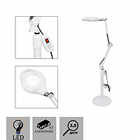 Лампа лупа косметическая Unmio SP-31 для маникюра светодиодная напольная