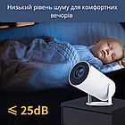 Проєктор 4K Android 11 Dual Wifi6 1080P 1280*720P домашній кінотеатр портативний проєктор HY300, фото 5