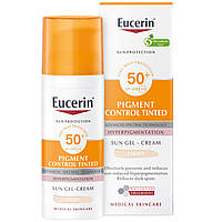 Eucerin 66872 Пігмент Контрол Гель-крем для обличчя сонцезахисний з тонуючим ефектом світлий SPF50 50мл