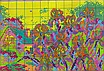 Набір для вишивання за нанесеною на канву схемою "Tulip home". AIDA 14CT printed 37*29 см, фото 7
