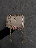 Yves Saint Laurent mini Beige женские сумочки и клатчи хорошее качество