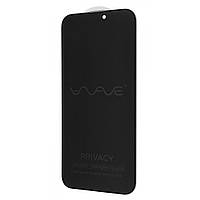 Protective glass WAVE Privacy iPhone 15 black