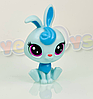 Littlest Pet Shop BUNNY - Фігурка Літл Пет Шоп Зайчик білий і блакитний Маленький зоомагазин Hasbro 2201456, фото 5