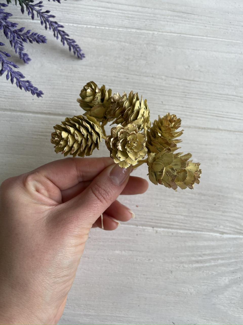 Букет " Шишки " золото 60 шт, фото 1