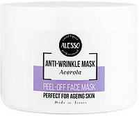 Маска для лица альгинатная против морщин с ацеролой Alesso Professionnel Alginate Peel-Off Face Mask 200g