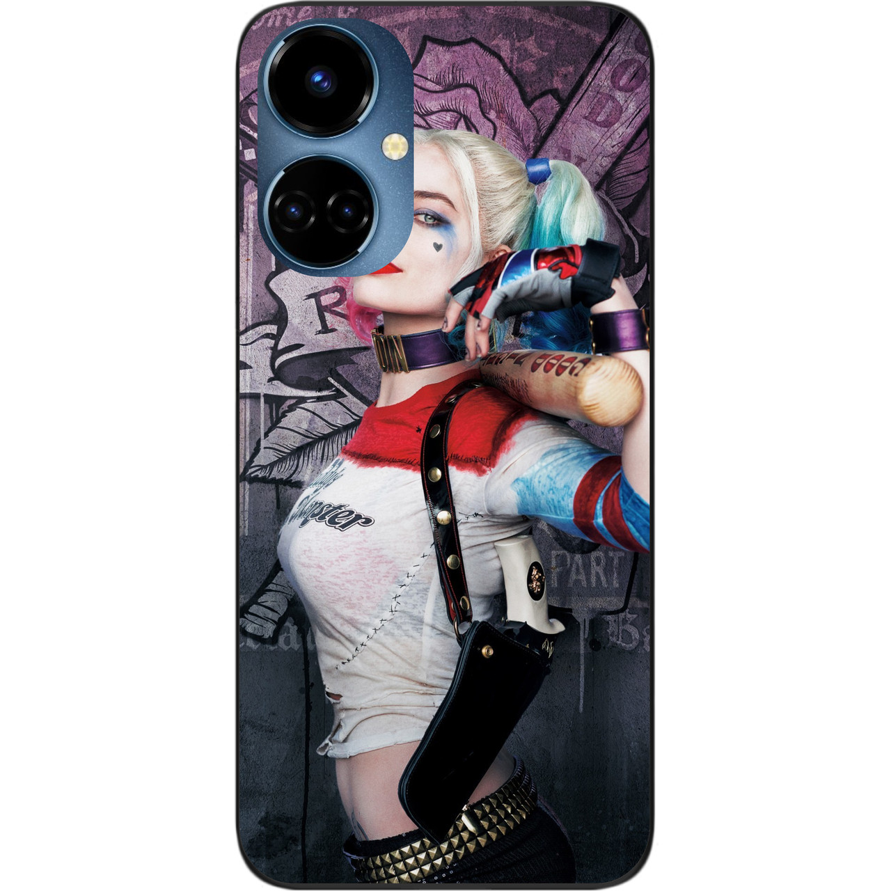 Силіконовий чохол Case для Tecno Camon 19 (CI6n) / 19 Pro (CI8n) з картинкою Харлі Квін