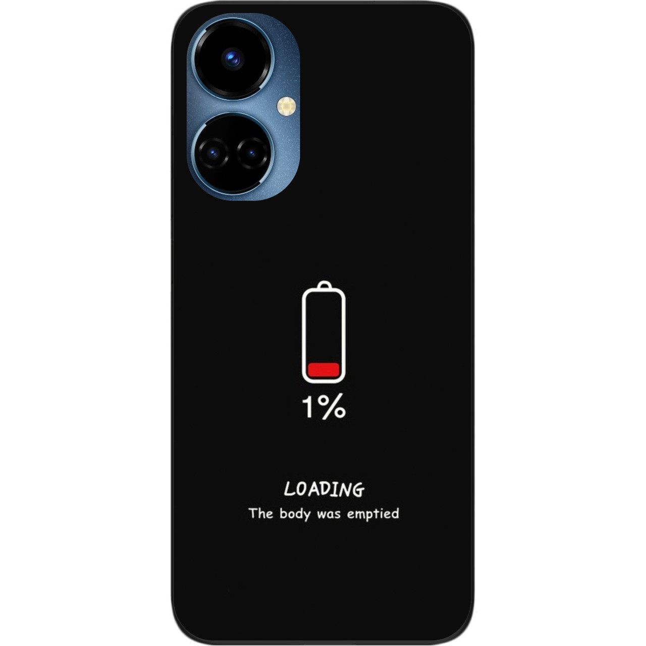 Оригінальний чохол Case для Tecno Camon 19 (CI6n) / 19 Pro (CI8n) з картинкою Заряджання