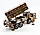 Дерев'яний 3D конструктор ЗРК Patriot 220 деталей PuzzleOK, фото 6