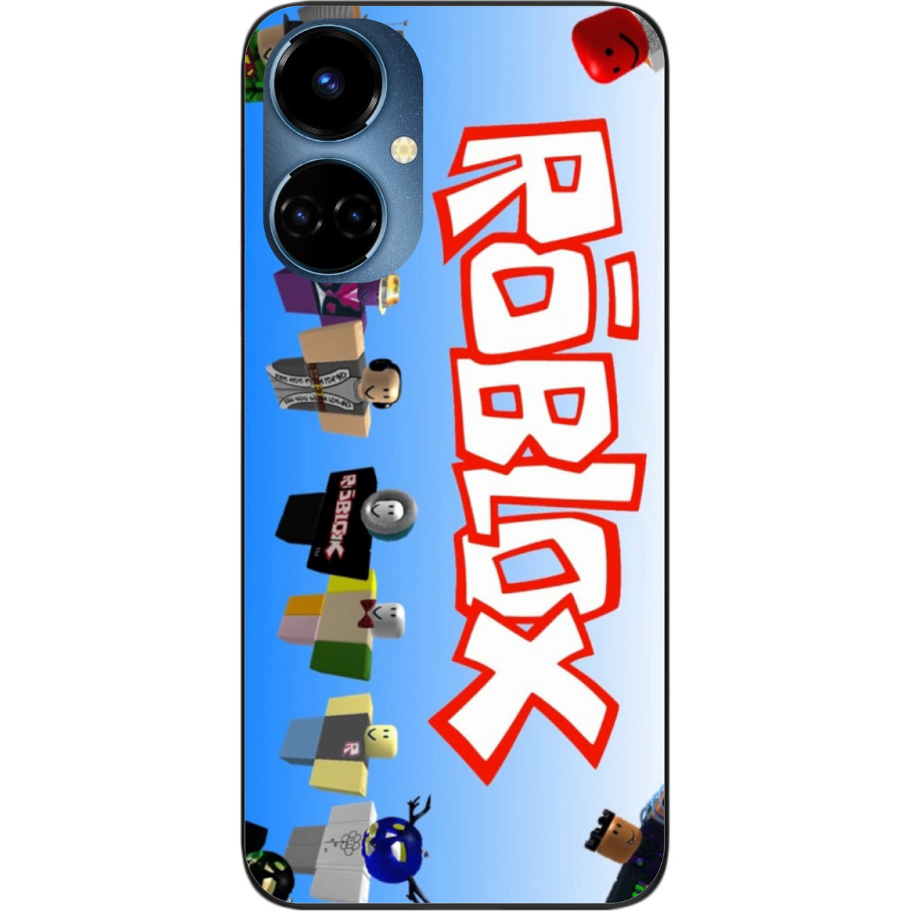 Силіконовий чохол Case для Tecno Camon 19 (CI6n) / 19 Pro (CI8n) з картинкою Ігри Roblox