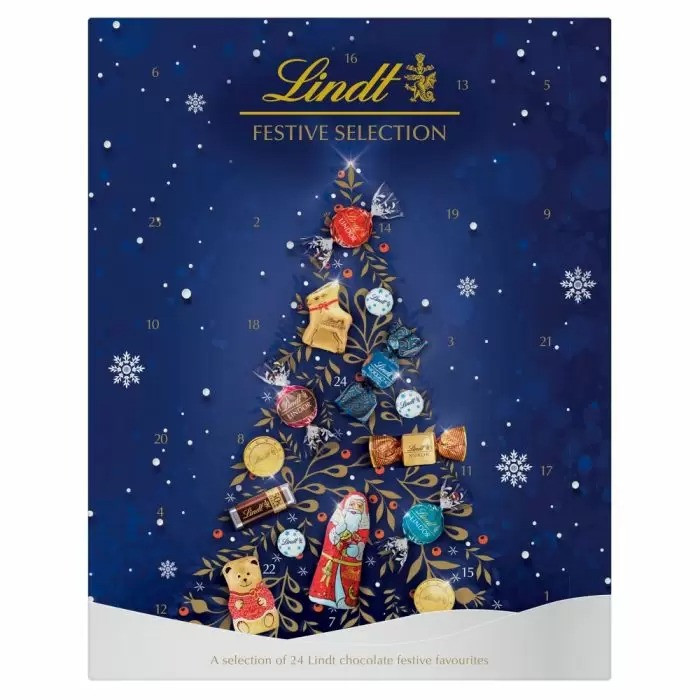 Купить Адвент календарь Lindt Festive Selection Advent Calendar 296g