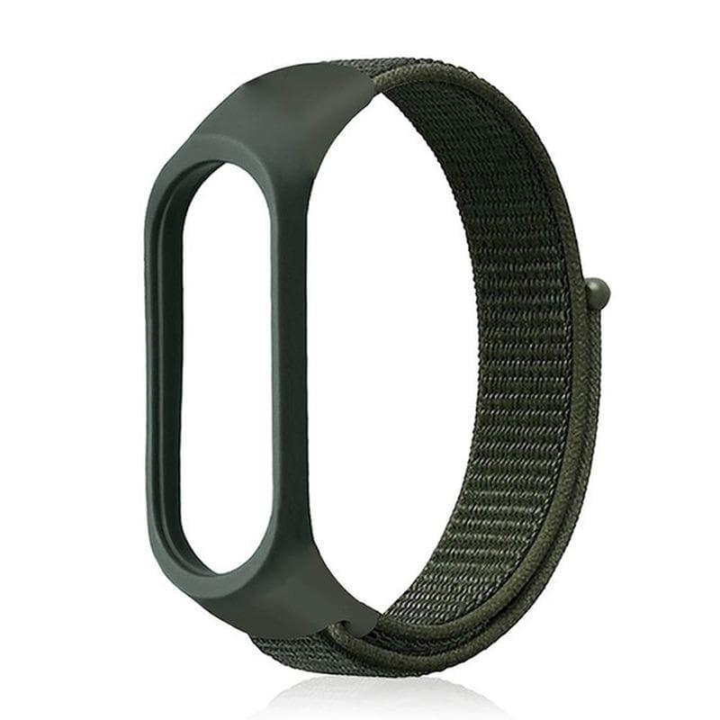 Ремешок Veron Nylon для Mi Band 5, 6, 7 Green