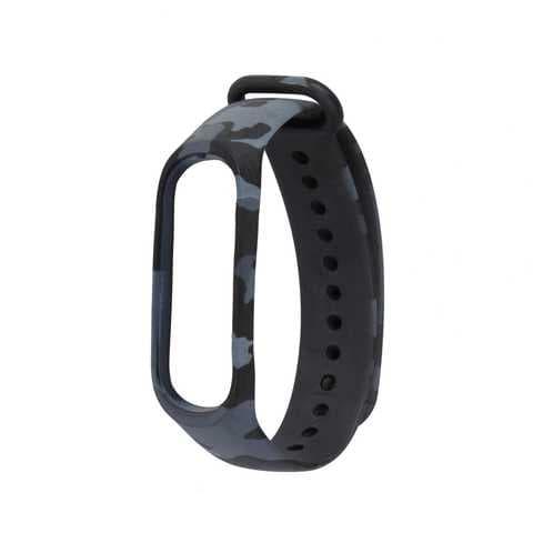 Ремінець Veron Silicone Mi Band 3, 4 Khaki Black