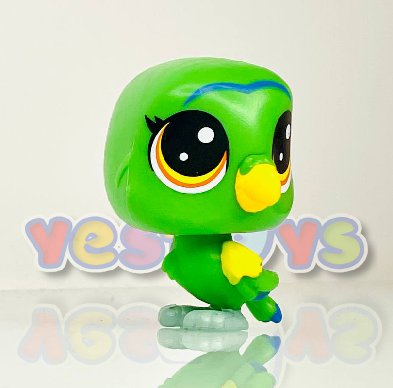 Littlest Pet Shop Фігурка Літл Пет Шоп зелена папуга Edie von Keet Маленький зоомагазин Hasbro 1800414